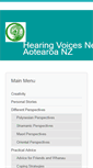 Mobile Screenshot of hearingvoices.org.nz